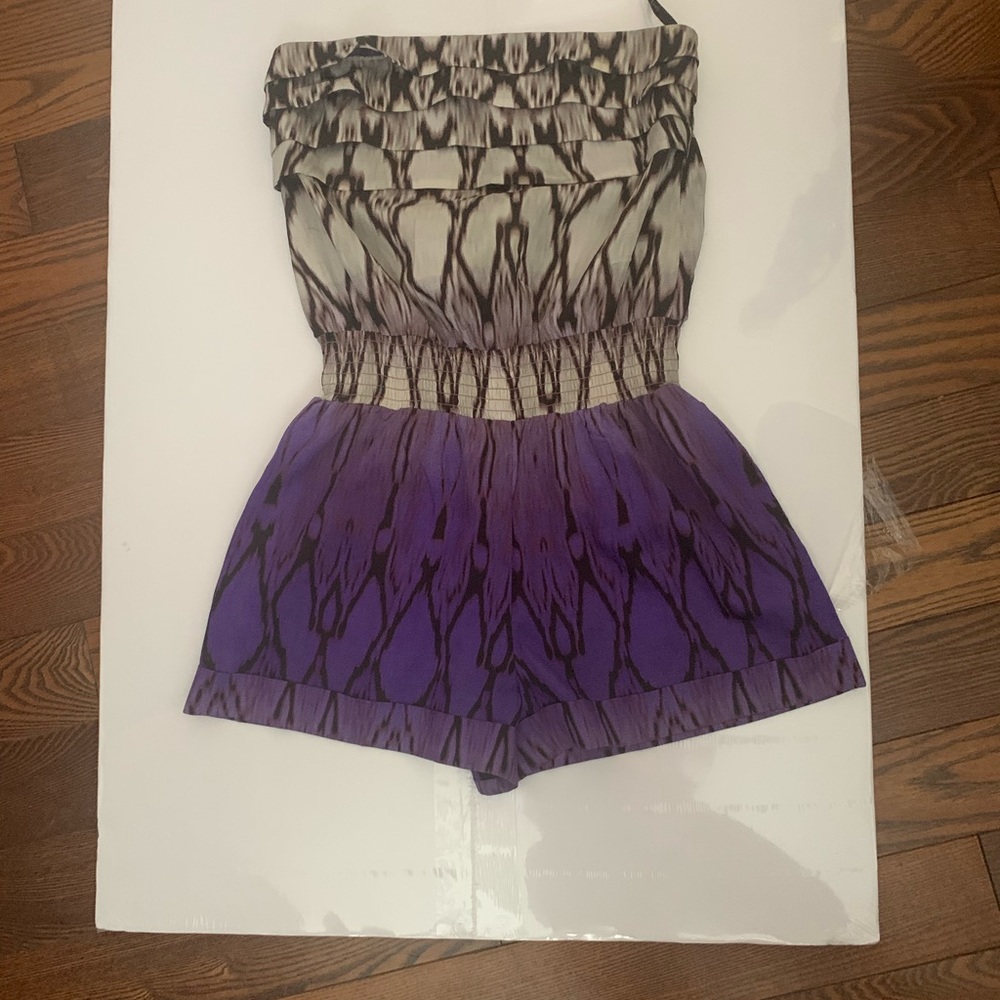 Bebe strapless romper